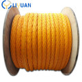 12 Strand 4-80mm Orange UHMWPE Rope Braid Synthetic Rope